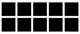 Grid of black squares