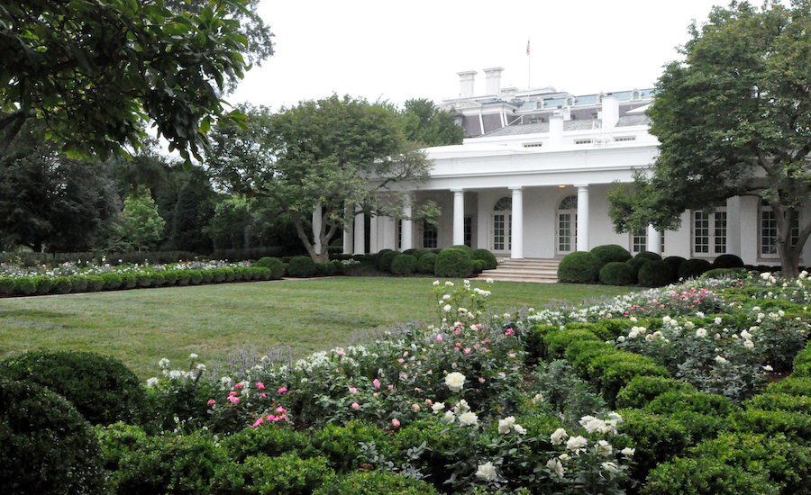Melania Trump's White House Rose Garden Refresh Trades Trees for Views