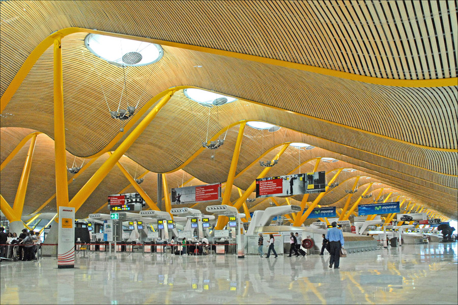Barajas Airport Madrid.