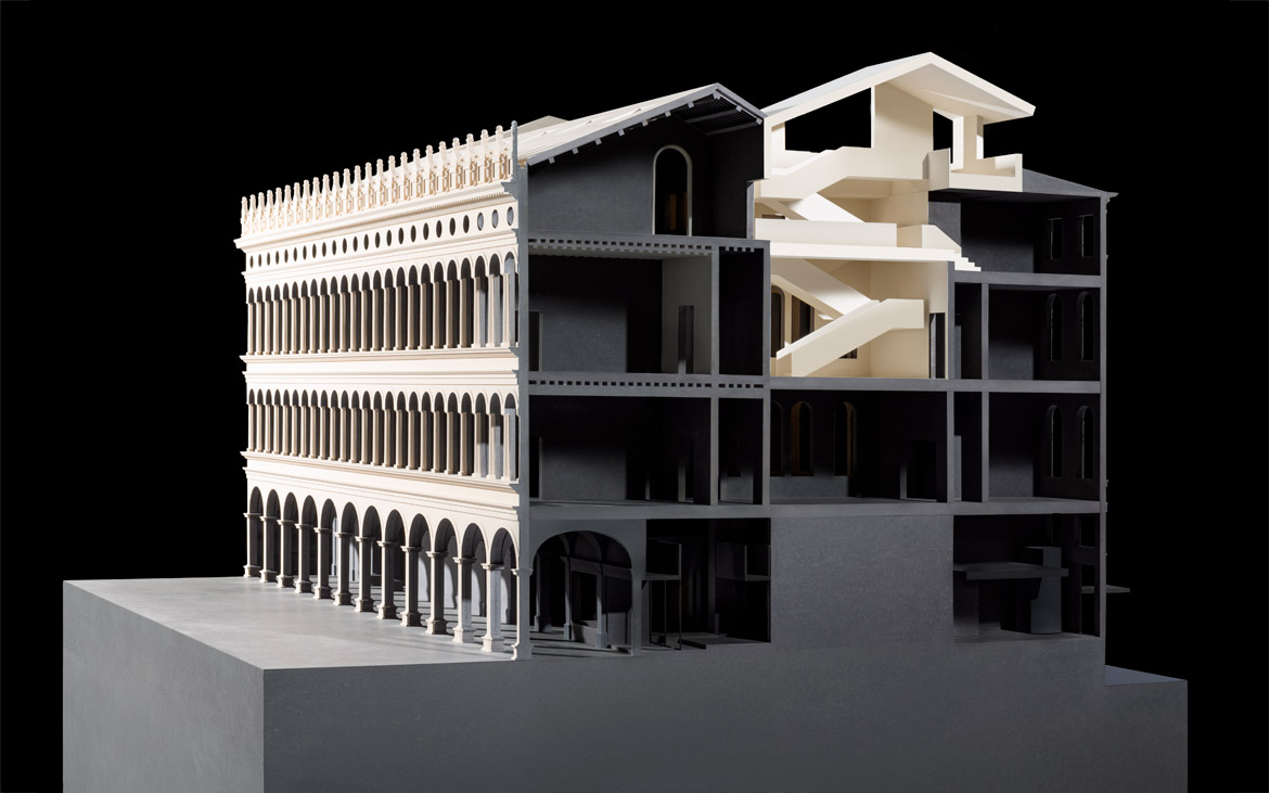 Model showing new vertical circulation.