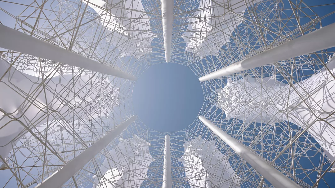 Skyward view of Cocoon (BKF + H300) by Martín Huberman