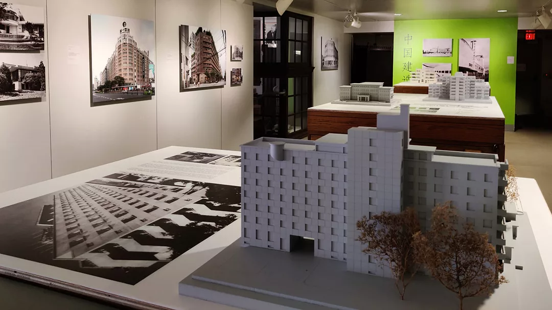 Modernist works by various Chinese architects in the exhibit