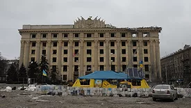 Ukraine Kyiv Bombing