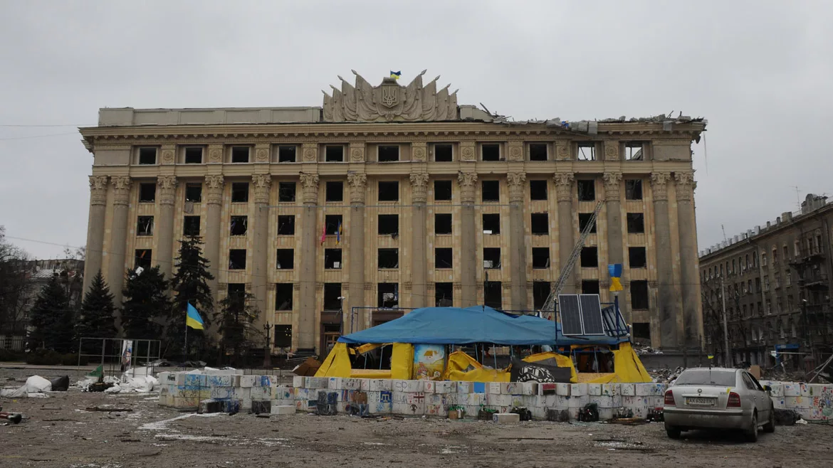 Ukraine Kyiv Bombing