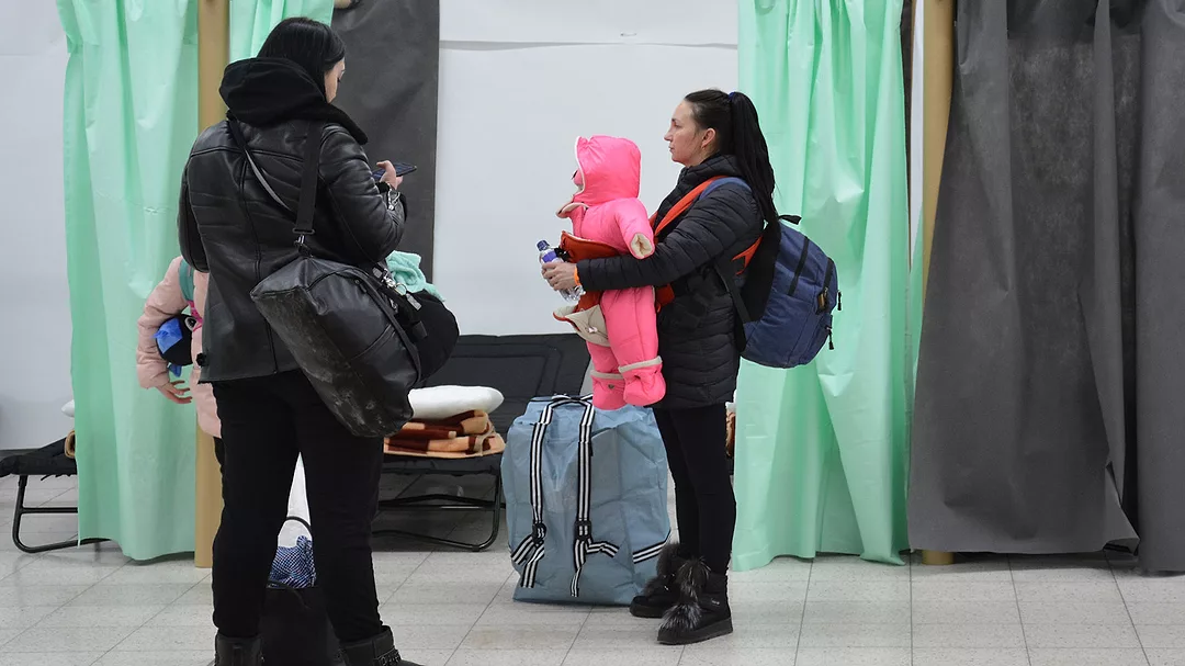 Ukrainian refugees in Poland