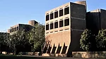 LeadKahn 1  IIMA Dormitories facing   south showing rooms with shaded loggias Photo WJR Curtis 1985 000033.jpg