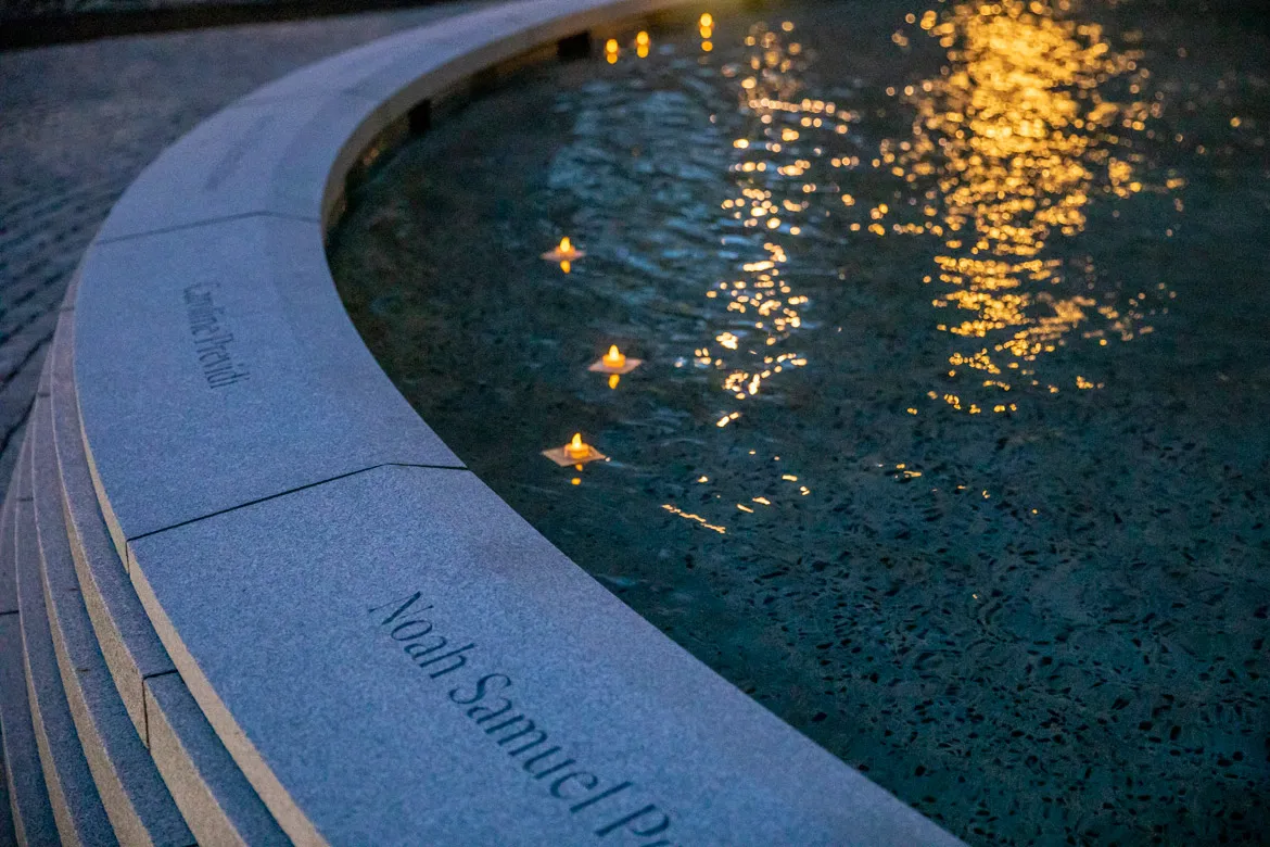 Sandy Hook Memorial Names Night.