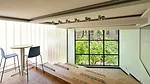 a light-filled room with tiered seating