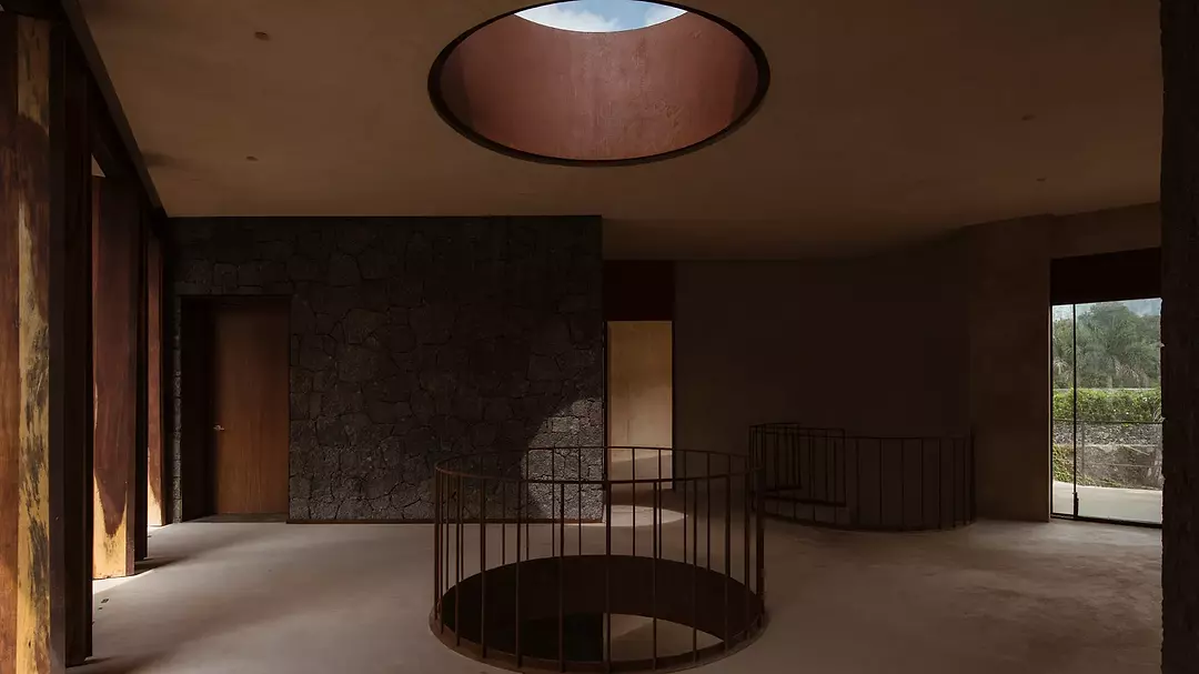 Tepoztlan House living space
