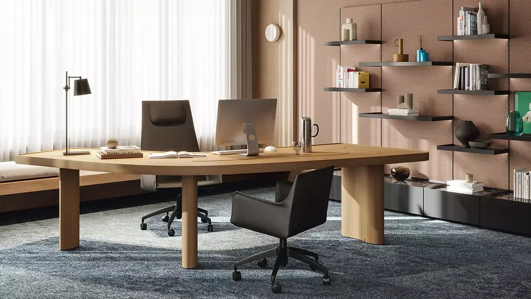 5.PERRIAND.CASSINA PRO_Bureau Boomerang desk_Charlotte Perriand_result2.webp