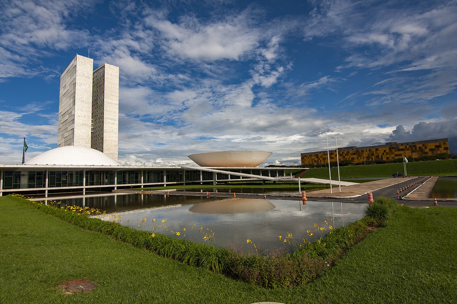 a modernist building in brazil.