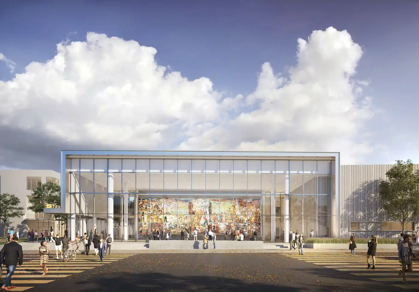 rendering of diego rivera theater.