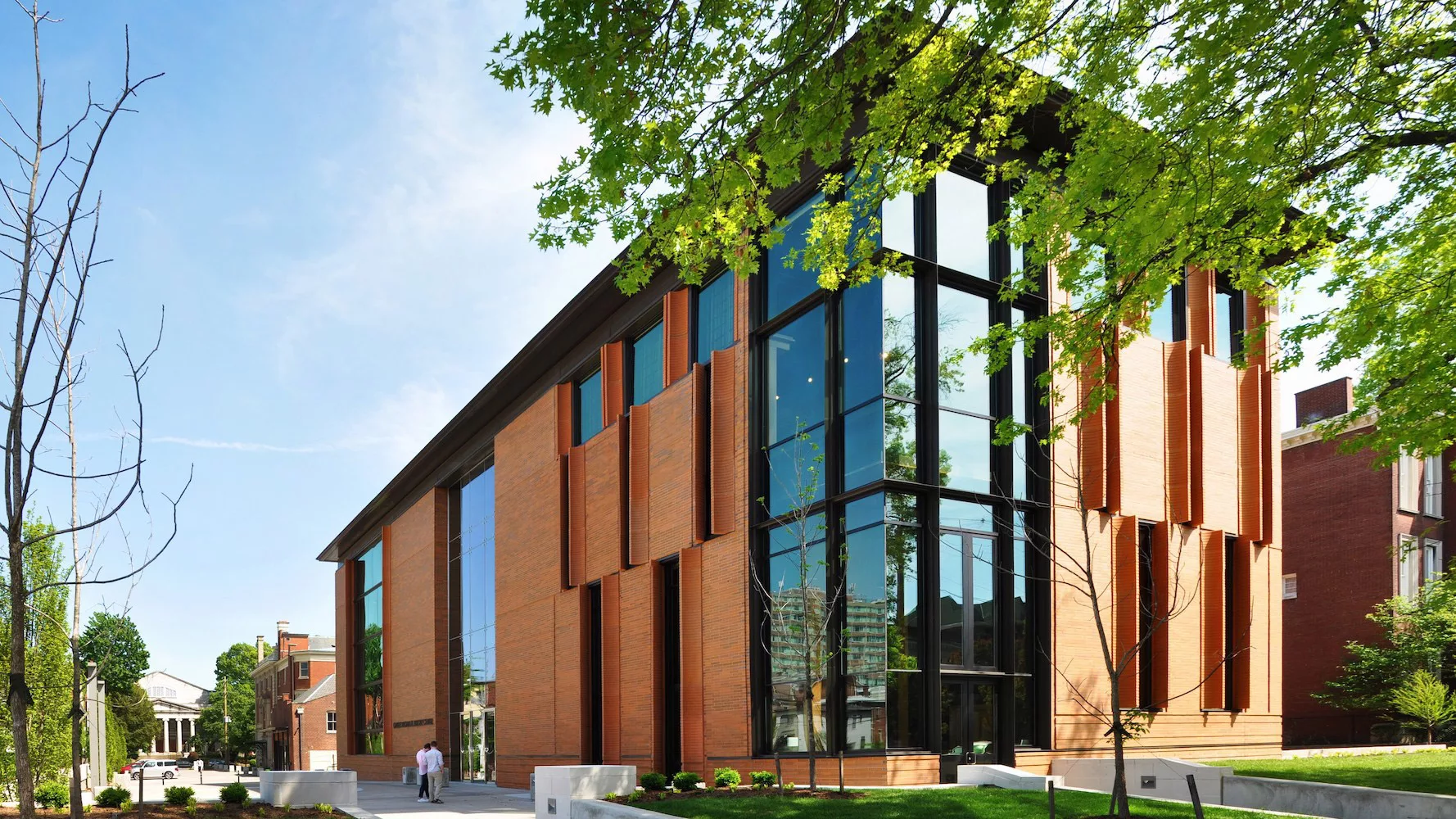 exterior of an arts center in louisville