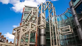 An "inside-out" building in London