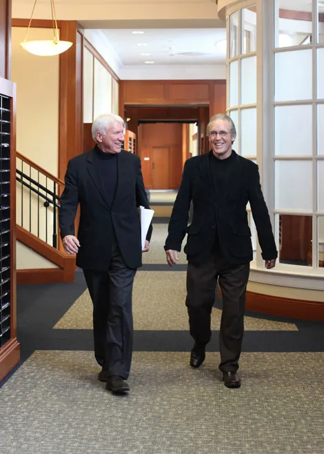Gene Kohn and Bill Pedersen in Harvard .