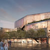 exterior rendering of a performing arts center in toronto