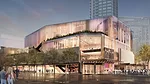 exterior rendering of a performing arts center in toronto