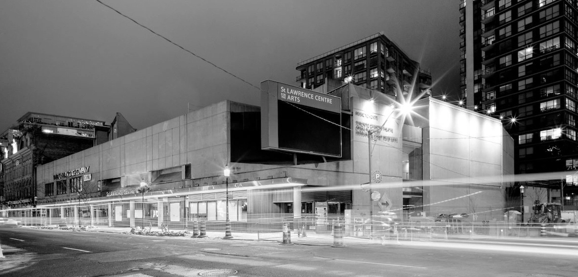 exterior photo of a Toronto performance complex.