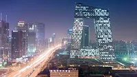 a large skyscraper in beijing