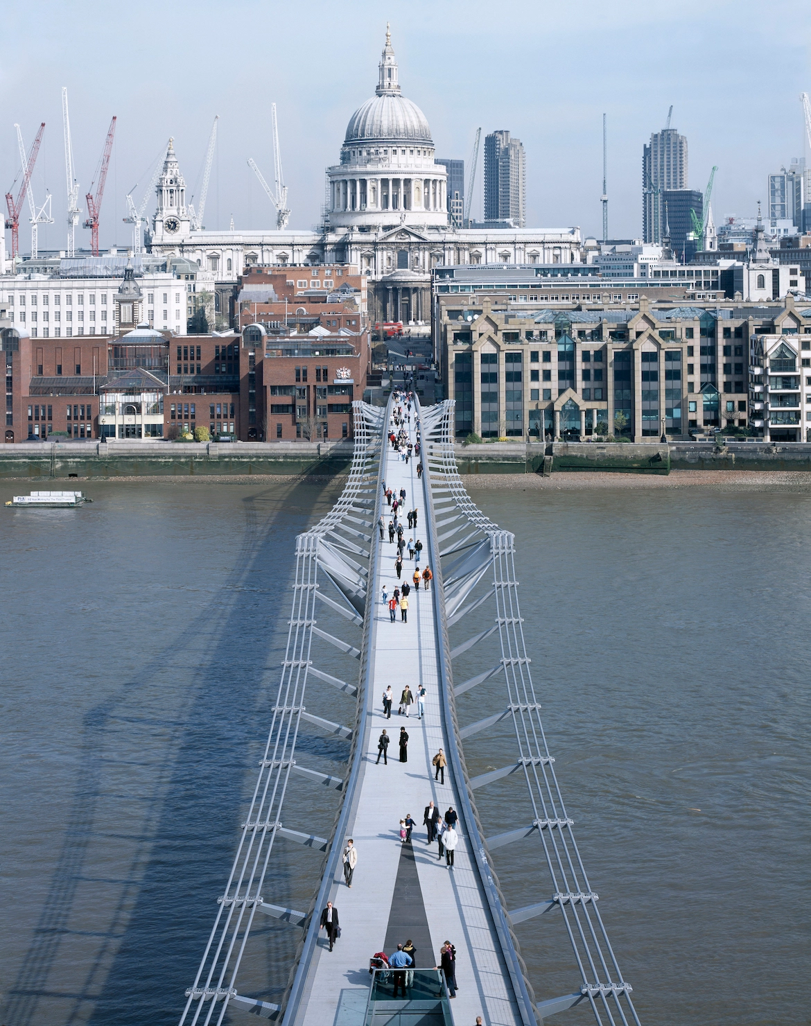millennium bridge in london.
