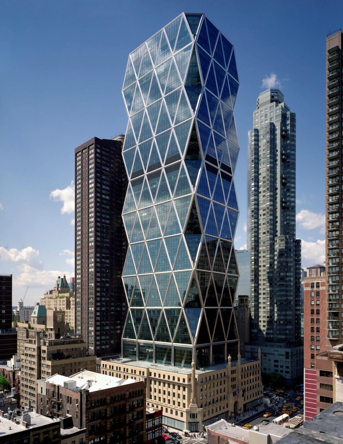 the hearst tower in new york city.