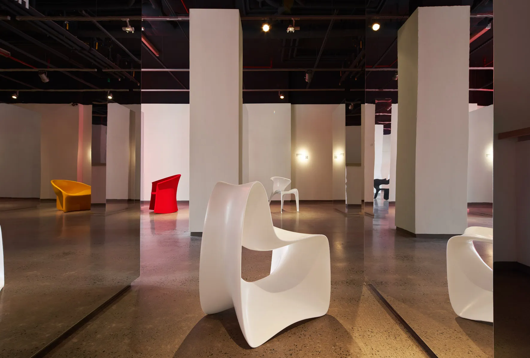 The Next Generation of Modern, Heller at Heller Gallery, chairs.
