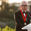 architect david chipperfield at a prize ceremony 