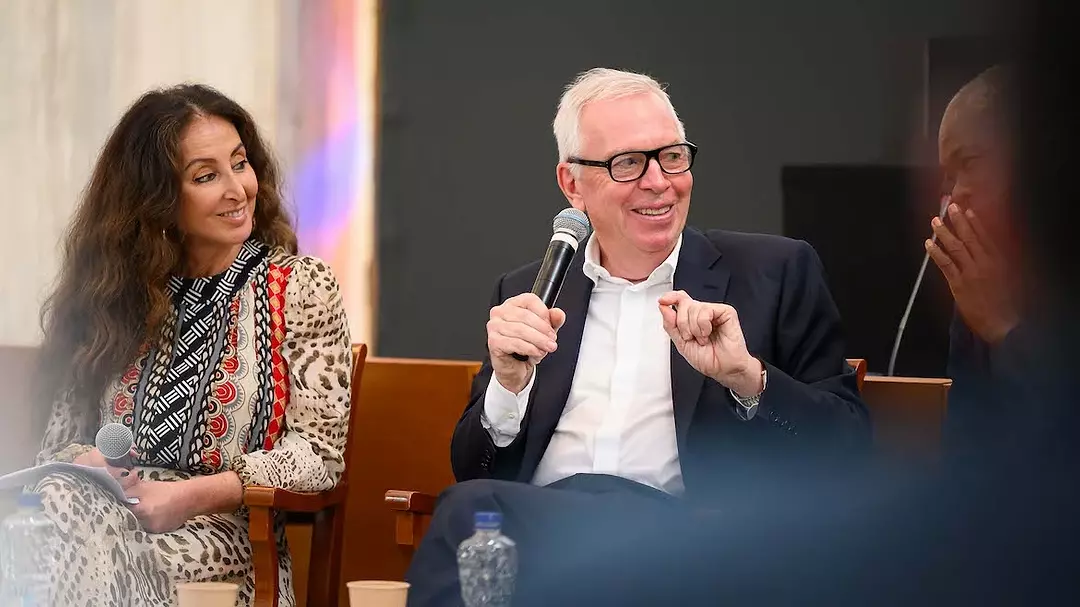david chipperfield participating in a talk