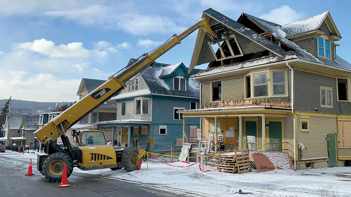 demolition in ithaca, new york