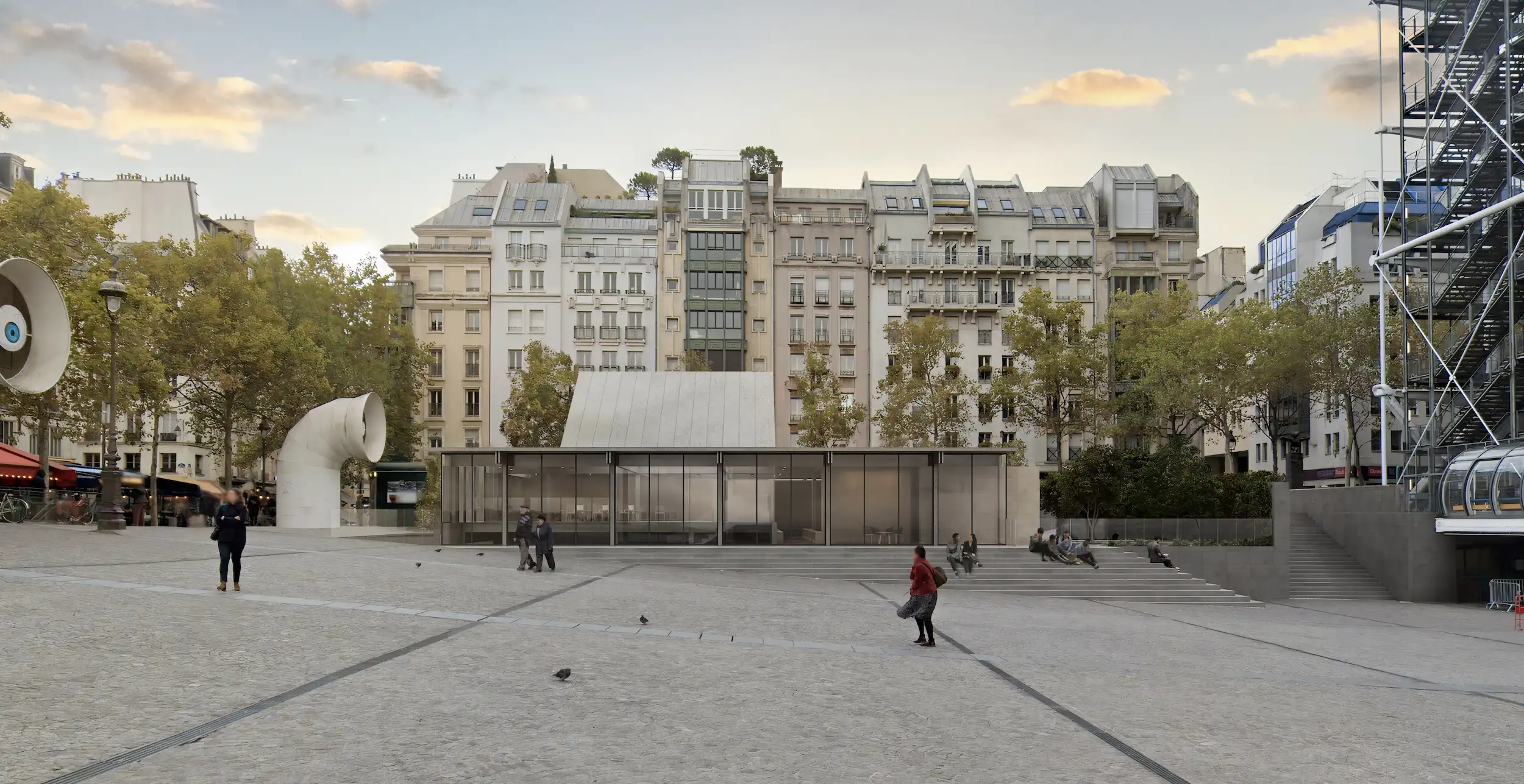centre pompidou renovation.