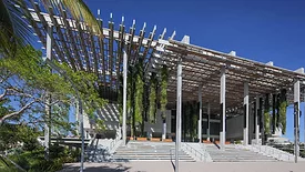 Pérez Art Museum Miami, east facade. 