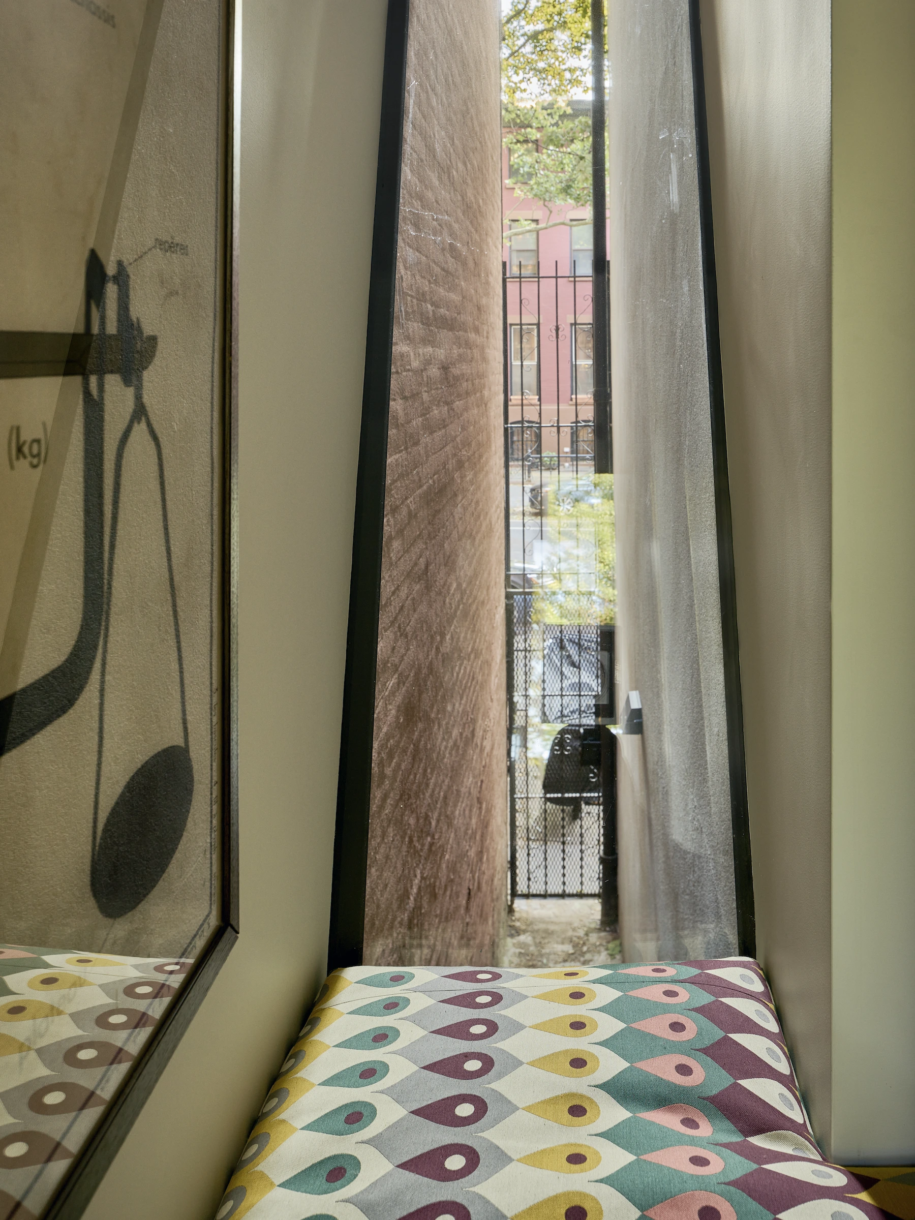 Image of a reading nook in the sidecar.