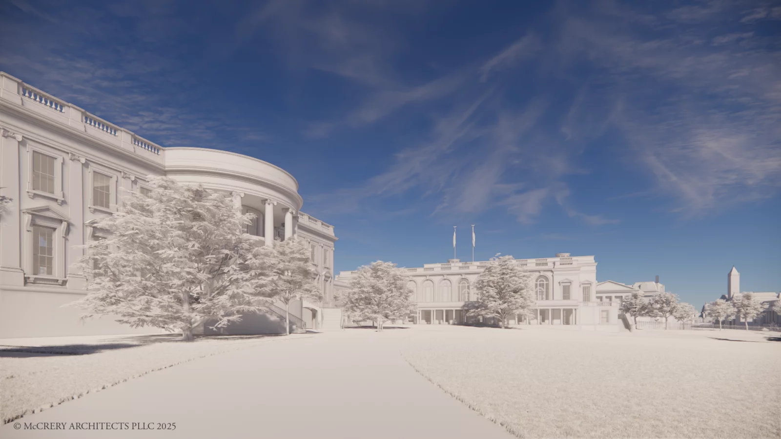 white house ballroom rendering.