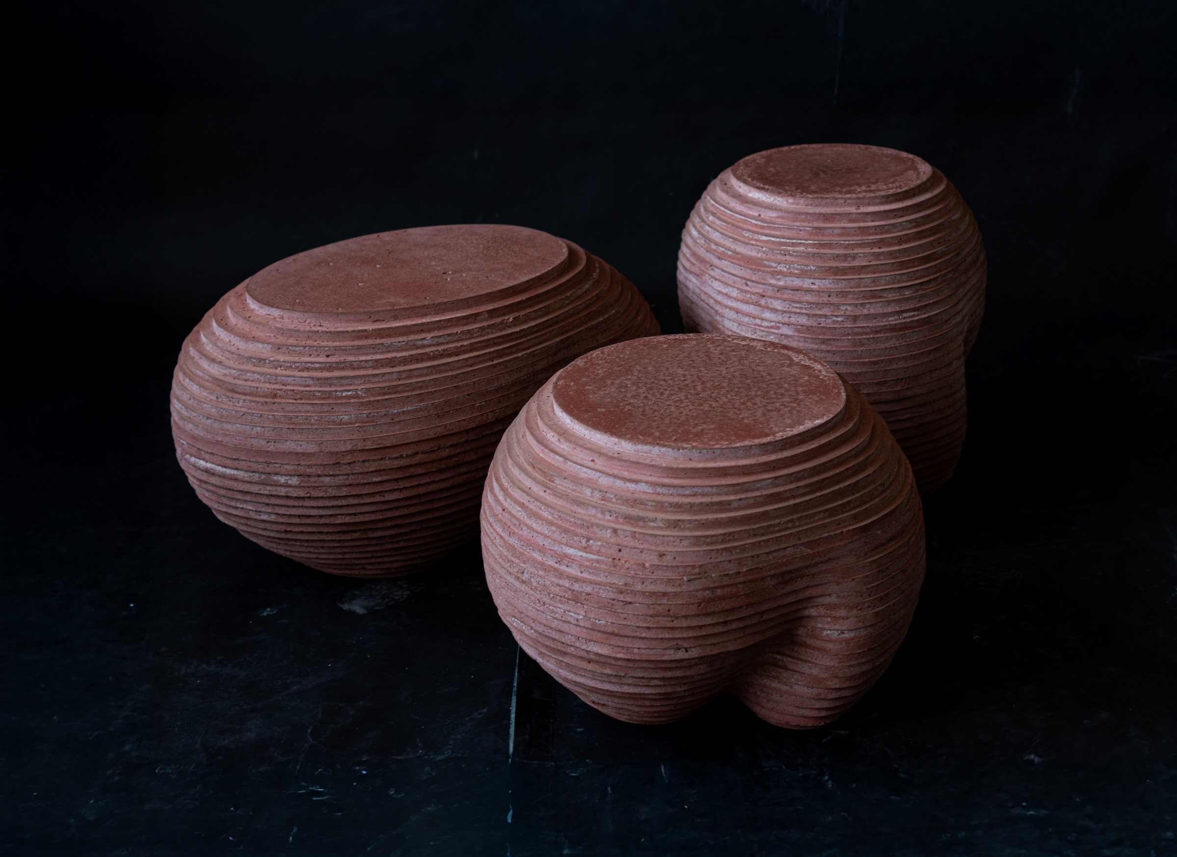 Image of concrete furniture.