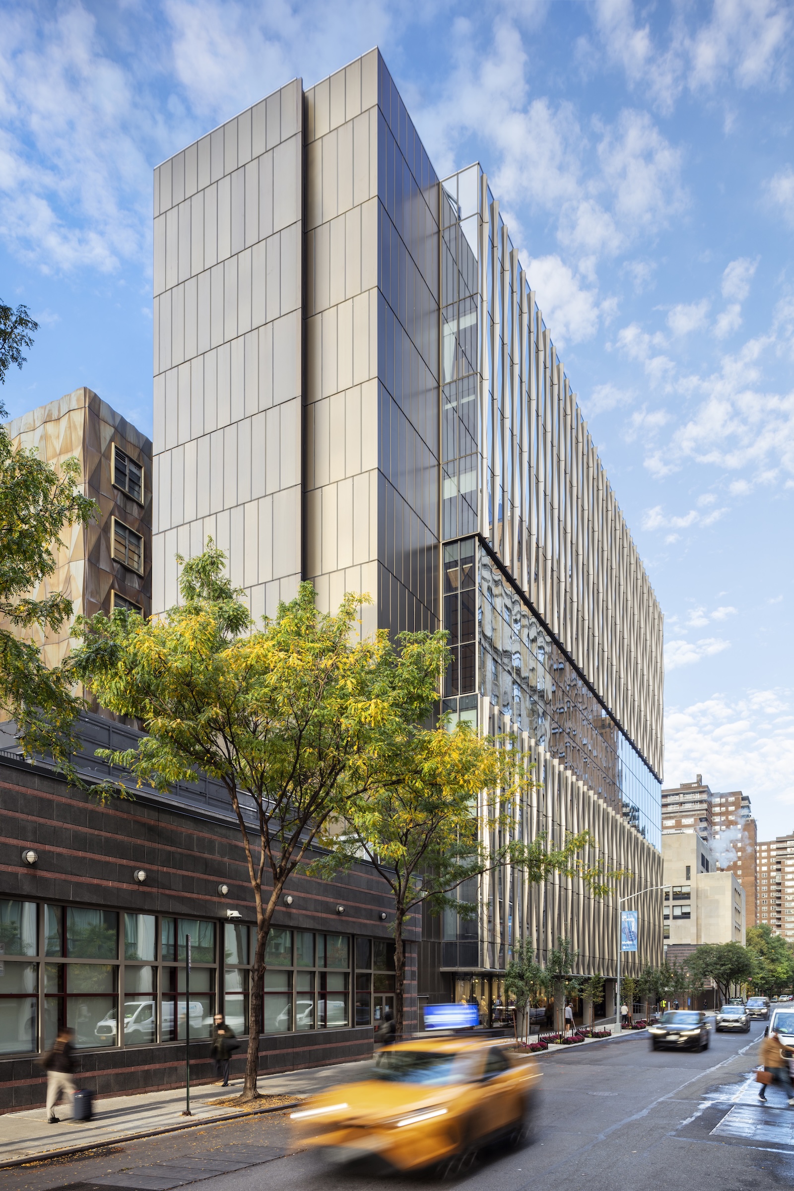 Exterior image of the Joyce F. Brown Academic Building.