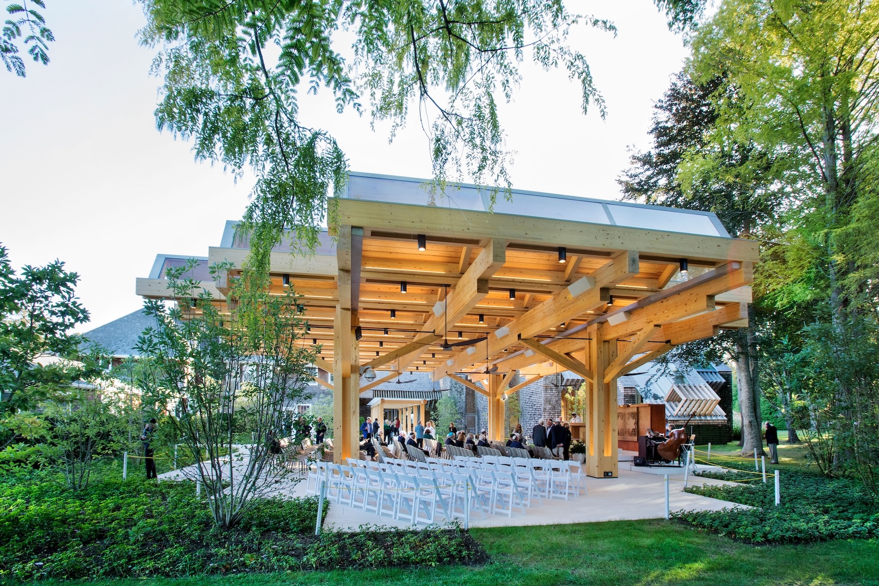 Timber Pavilion at the Jewish Center of the Hamptons
