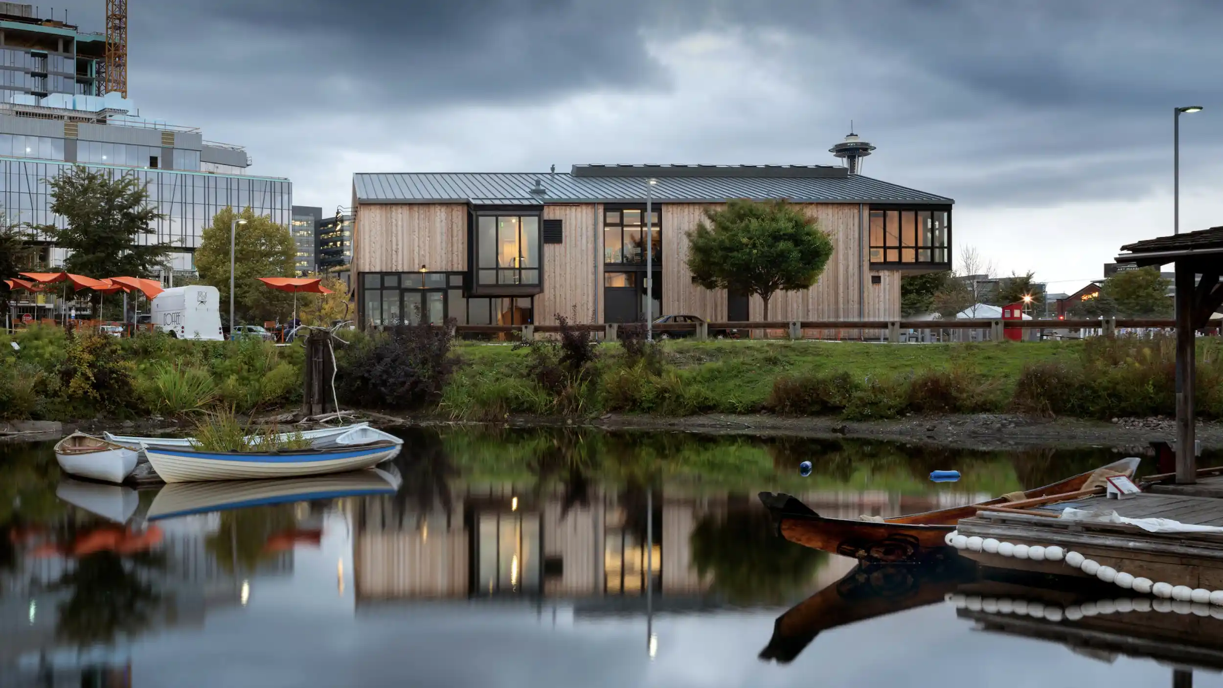 Wagner Education Center at the Center for Wooden Boats.