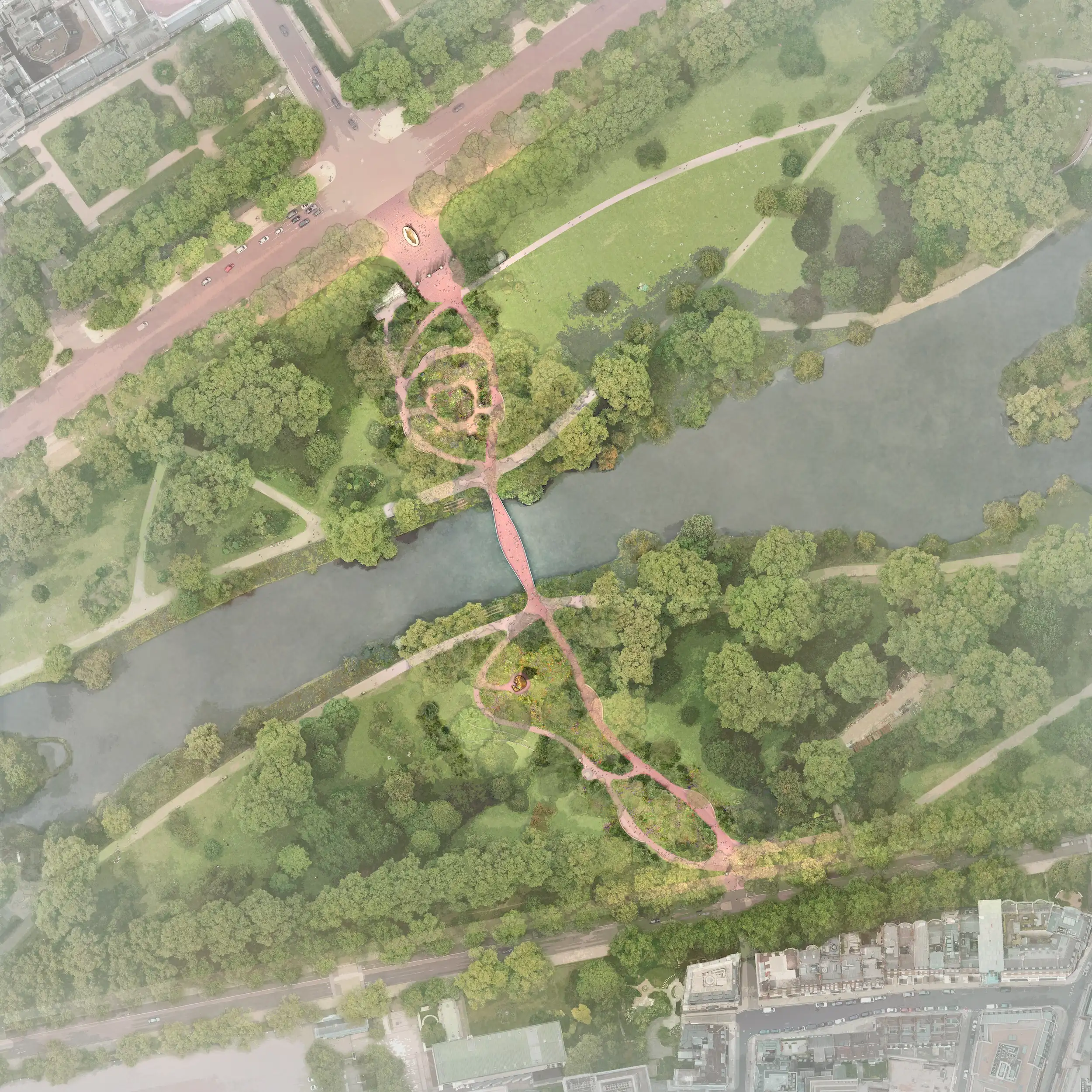 queen elizabeth II memorial proposal, foster+partners.