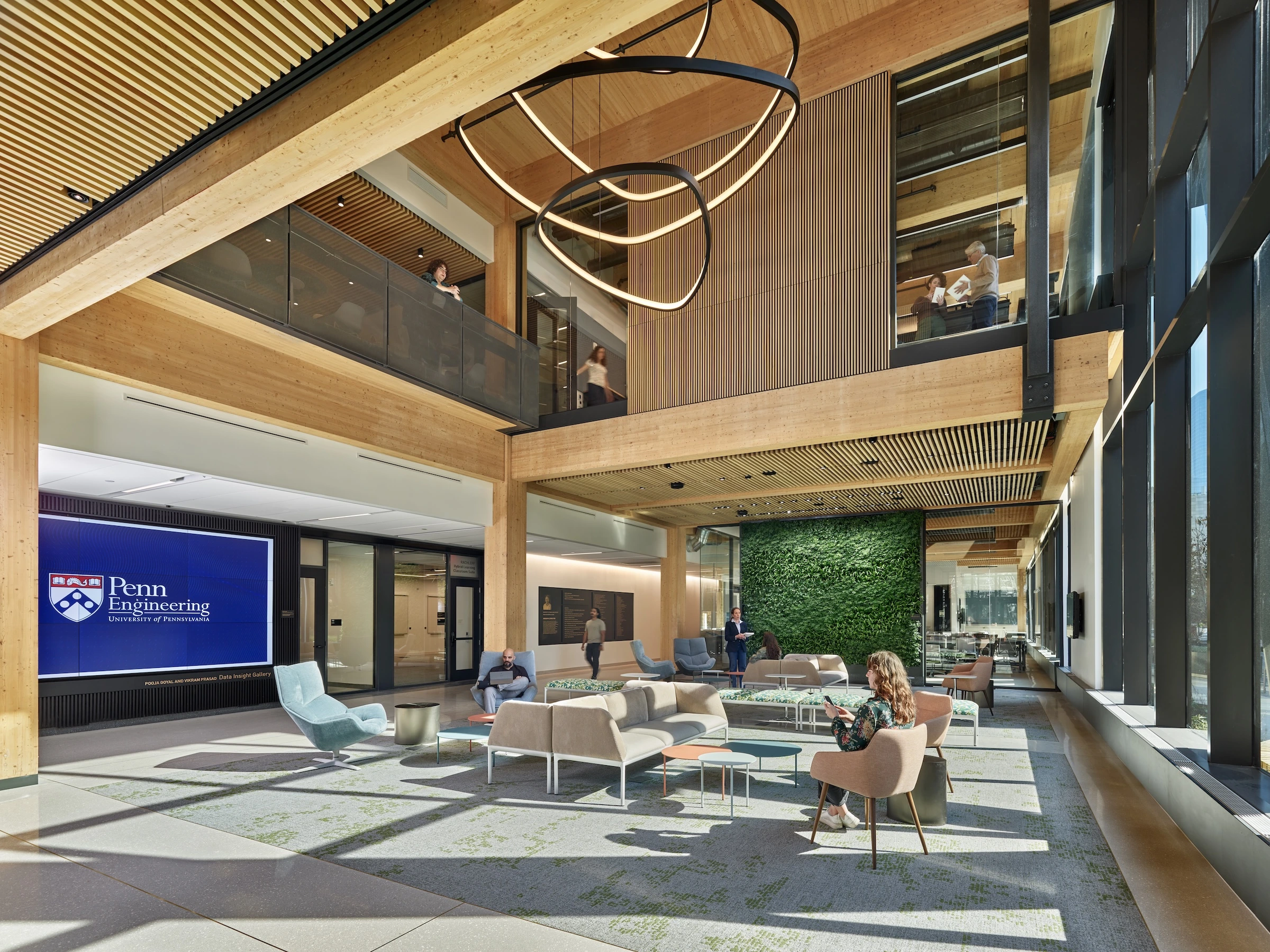 Lobby photo of Gutmann Hall.