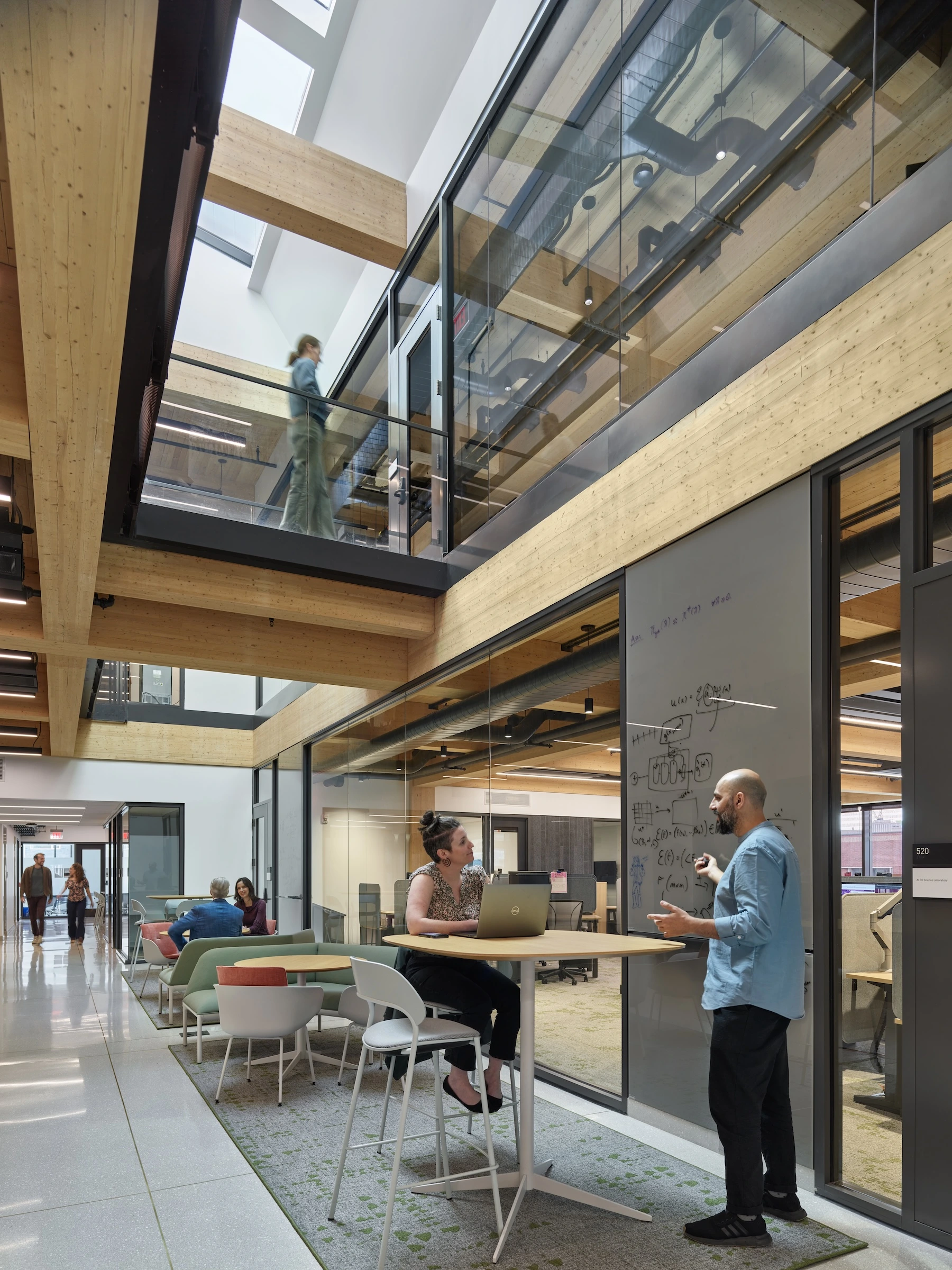 Interior of Gutmann Hall.