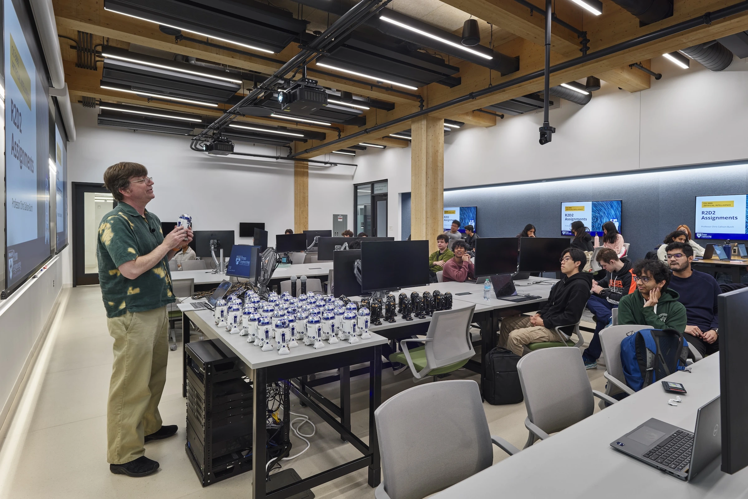 Classroom in Gutmann Hall.