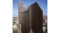Archival photo of Pennzoil Place, Houston