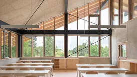 Groupe Scolaire Saint-Exupéry in Gradignan, France, by Fagart Fontana and Ateliers Mathieu Laporte. 