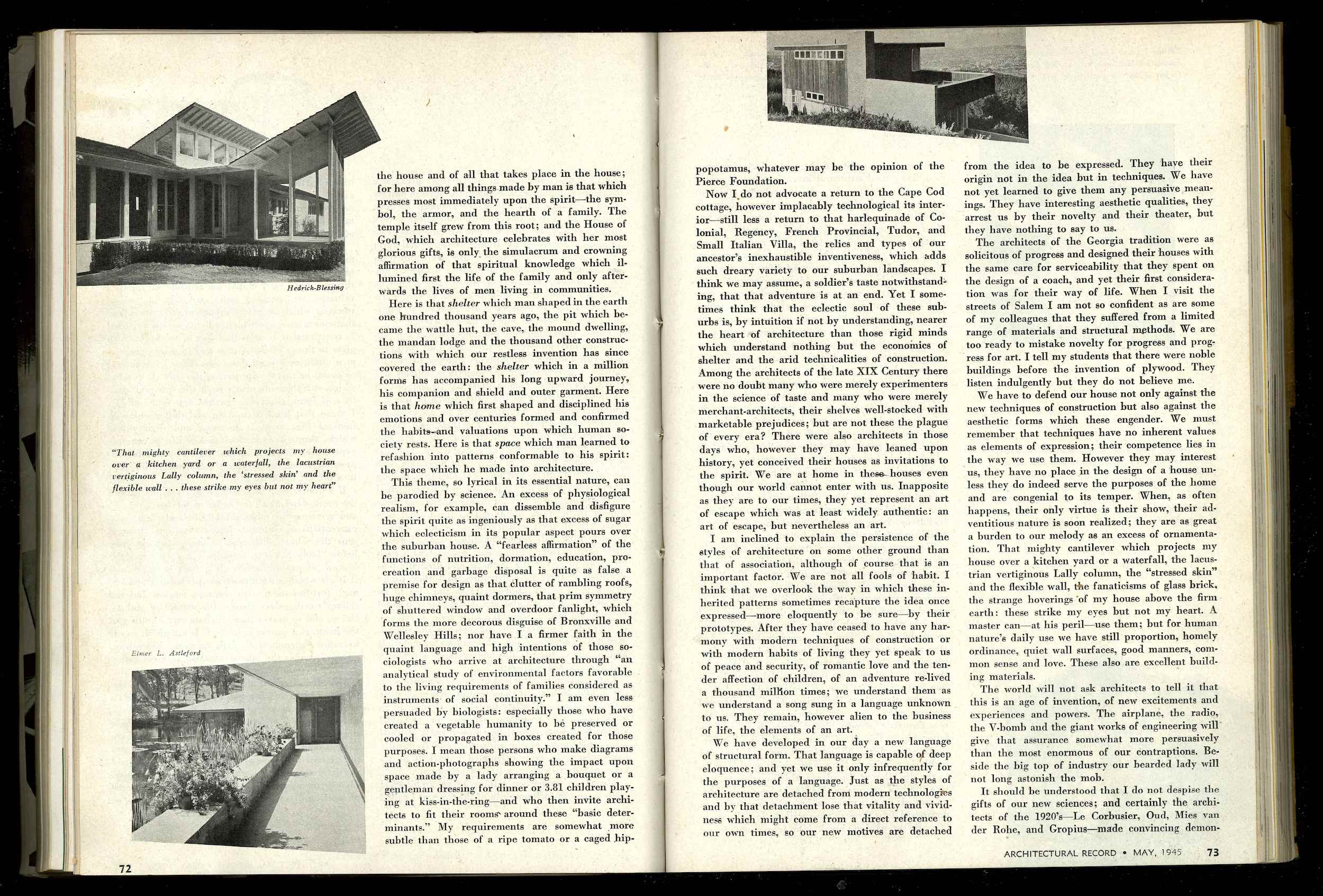 Architectural Record, May 1945