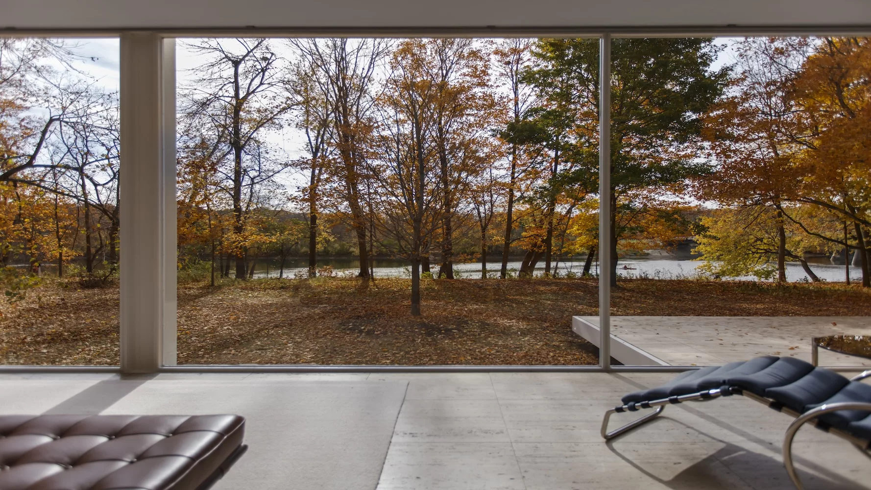 INHABIT: Edith Farnsworth House and Environs in Four Seasons