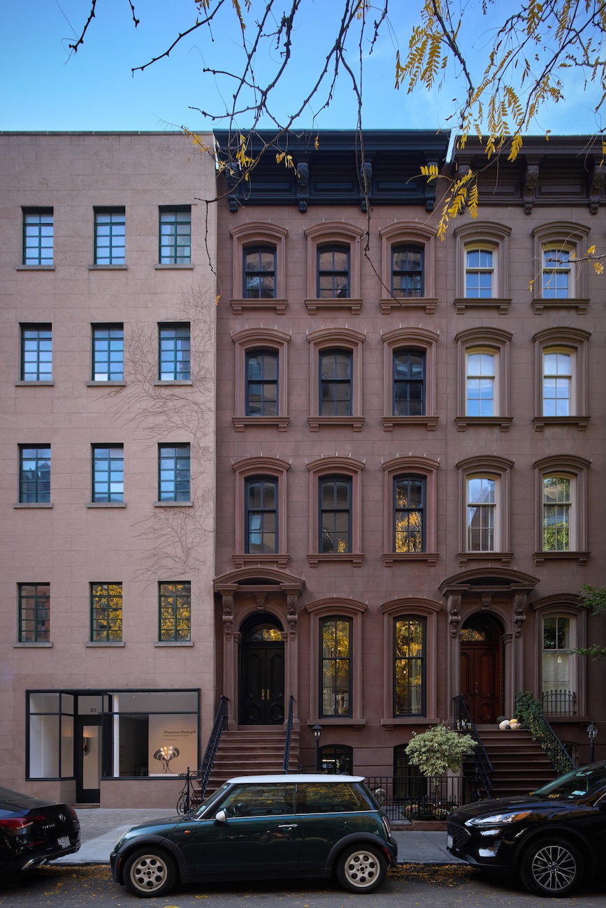 Exterior view of the front of the house.