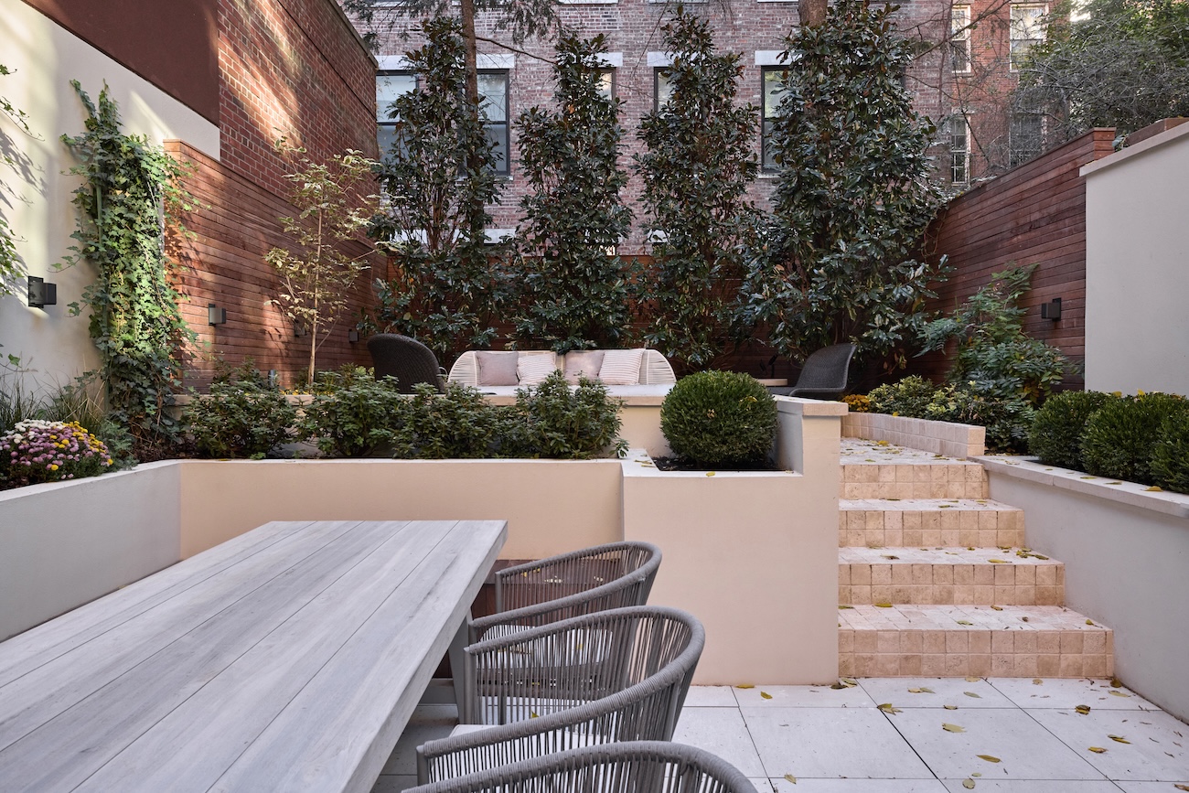 Backyard of the house