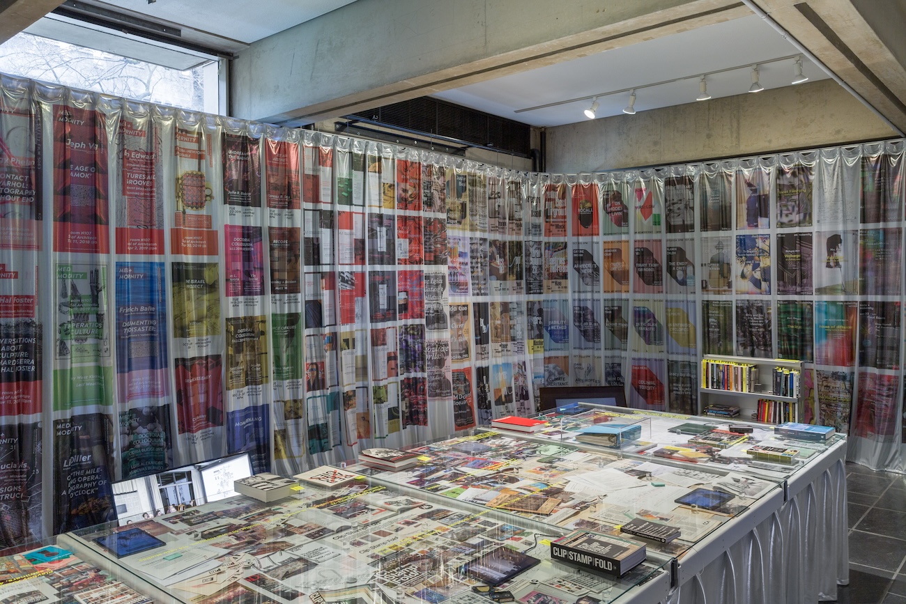 Installation view of M+Mx25 Media + Modernity