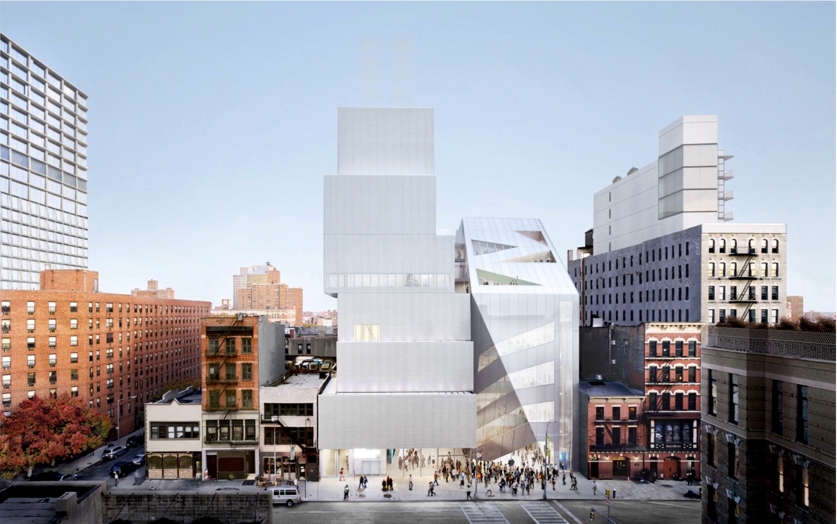 Rendering of New Museum by OMA