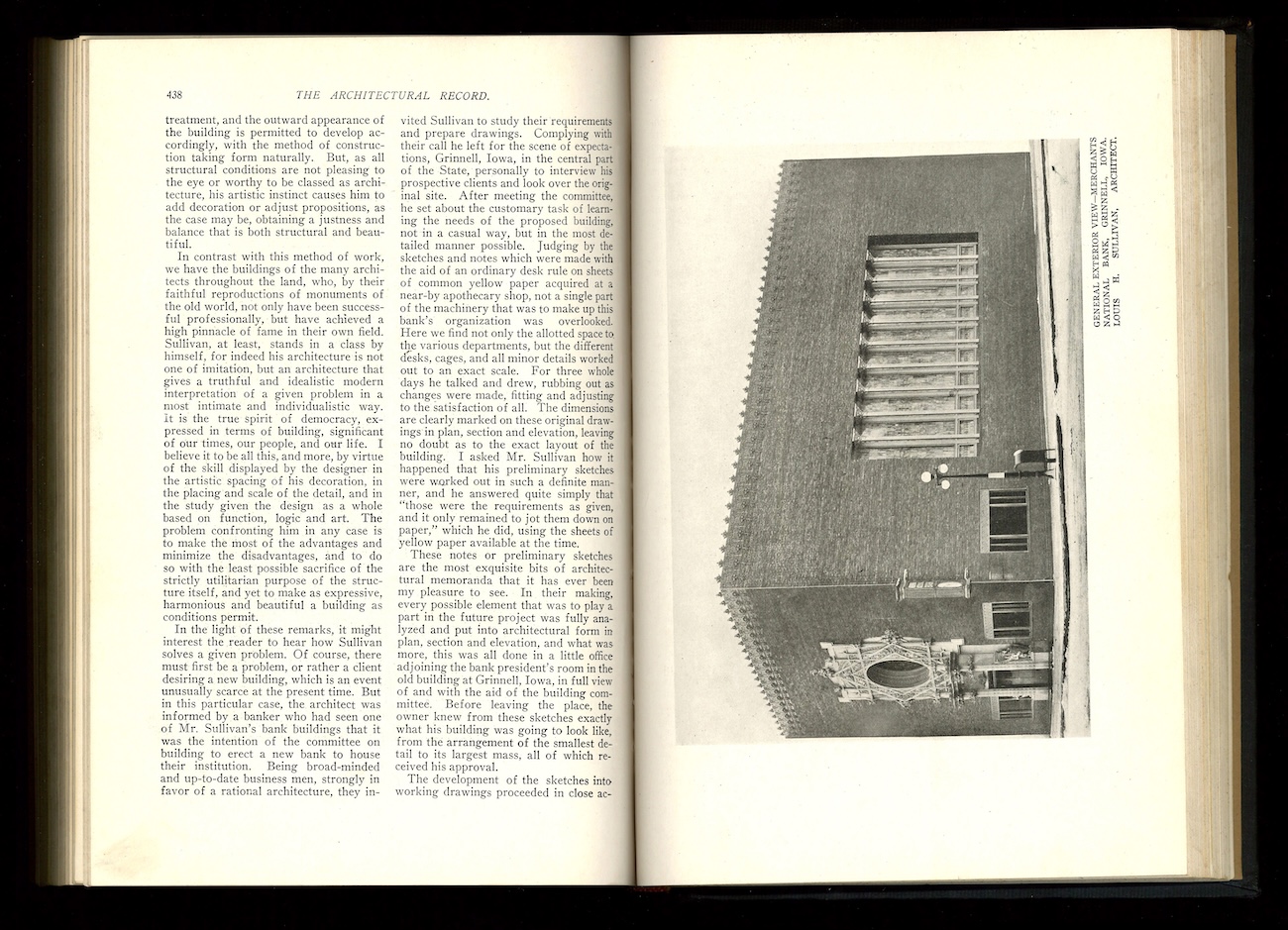 Architectural Record, May 1916: page 438-439